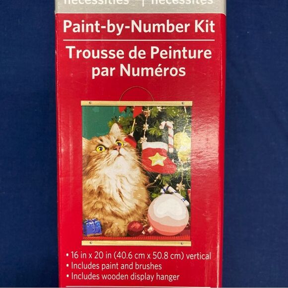 Paint by Numbers Kit Cats Christmas Tree Artist’s Loft Holiday Season Art DIY - Picture 2 of 5